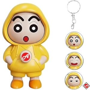 Shinchan Keychain with 3 Expression Faces (2)