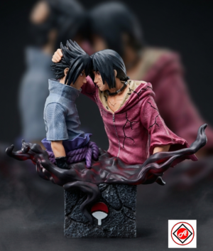 Sasuke & Itachi Brotherhood Bust (17CM) – Naruto Anime Collectible Figure (Inspired)