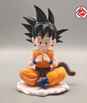 Young Goku Sitting Anime Figure (13CM) – Dragon Ball Collectible Figure (Inspired)